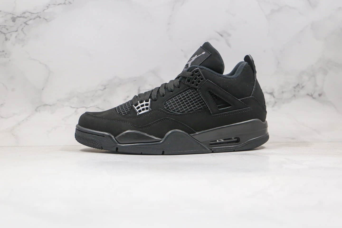 乔丹Air Jordan 4 “Black Cat”OG纯原版本AJ4黑猫原标原盒 (ID:52399) - 图片1