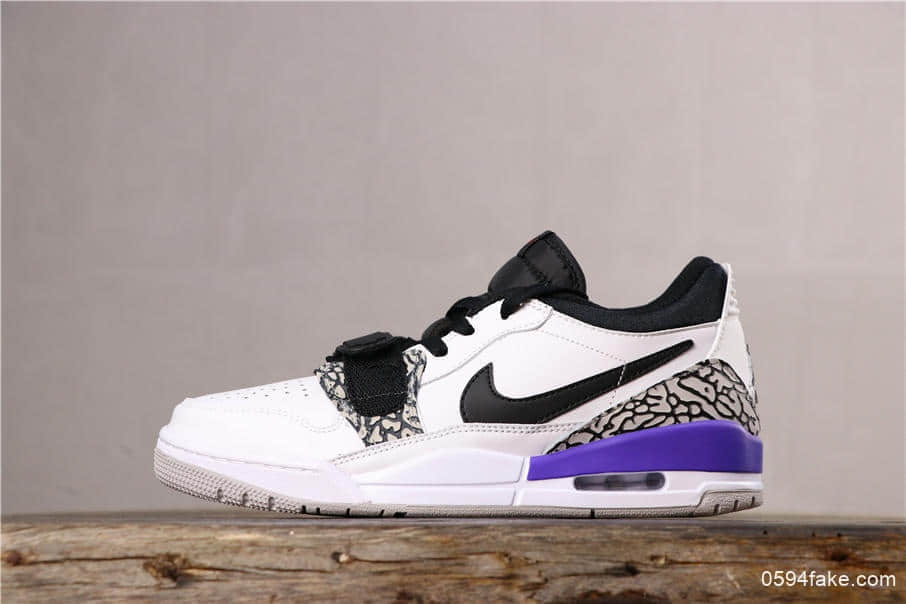 Don C x Air Jordan Legacy 312 low乔丹顶级纯原复刻低帮紫金湖人AJ312 (ID:5252) - 图片1