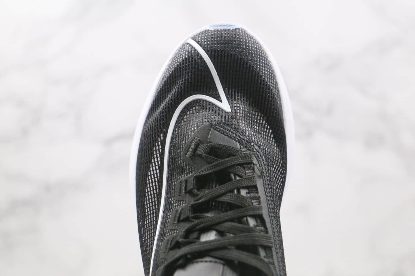 耐克Nike Air Zoom Tempo Rlacemrnt NEXT%纯原版本马拉松前卫双气垫黑白色跑鞋内置真实气垫 货号:CI0804-300