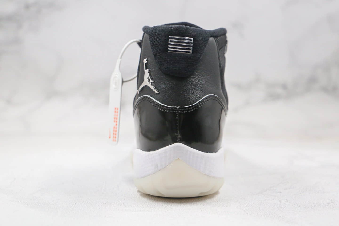 乔丹Air Jordan 11 Silver Eyelets纯原版本高帮AJ11大魔王2.0黑白银色篮球鞋内置真实碳板 货号:CT8012-011