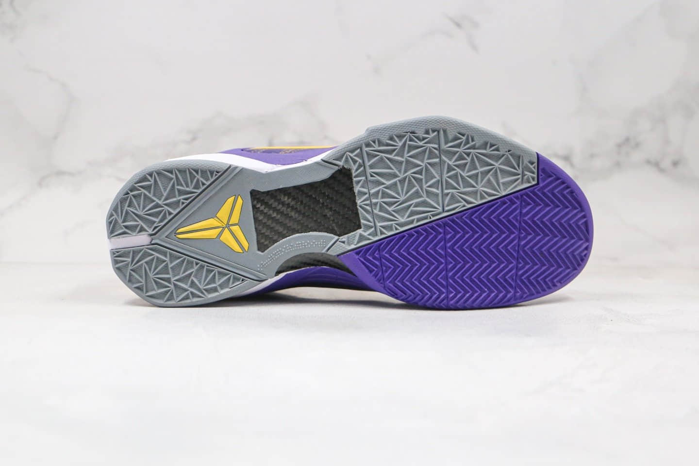 耐克Nike Zoom Kobe VII纯原版本科比7代黄紫色鸳鸯配色实战篮球鞋内置真实碳板支持实战 货号:488371-501