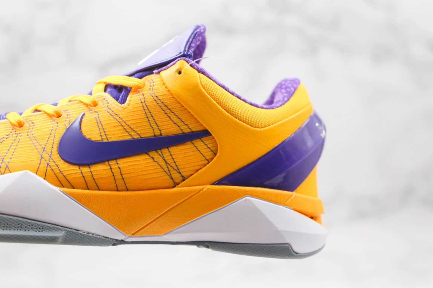 耐克Nike Zoom Kobe VII纯原版本科比7代黄紫色鸳鸯配色实战篮球鞋内置真实碳板支持实战 货号:488371-501
