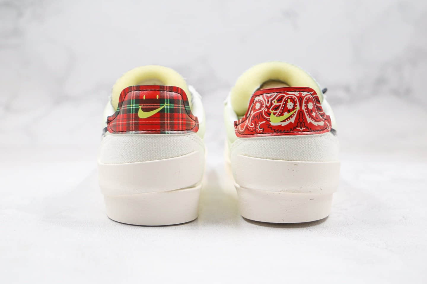 耐克Nike Drop-Type HBR纯原版本解构系列板鞋白蓝鸳鸯腰果花原鞋开模 货号:CW2620-101