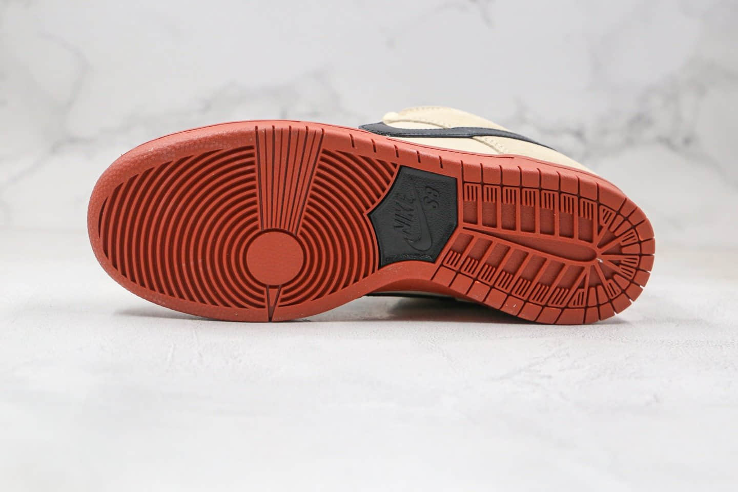 耐克Nike SB Dunk Low Muslin纯原版本低帮SB DUNK招财猫米白红黑色板鞋内置Zoom气垫 货号:BQ6817-100