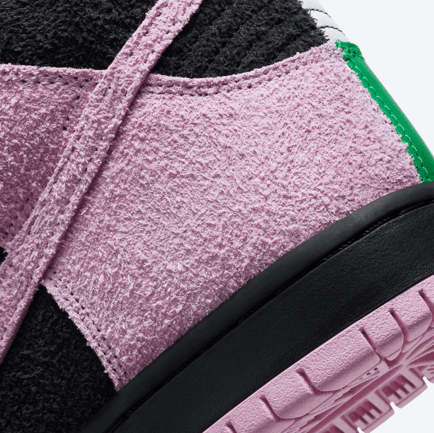 撞色拼接鸳鸯设计！这双Nike SB Dunk High还有隐藏细节！ 货号：CU7349-001