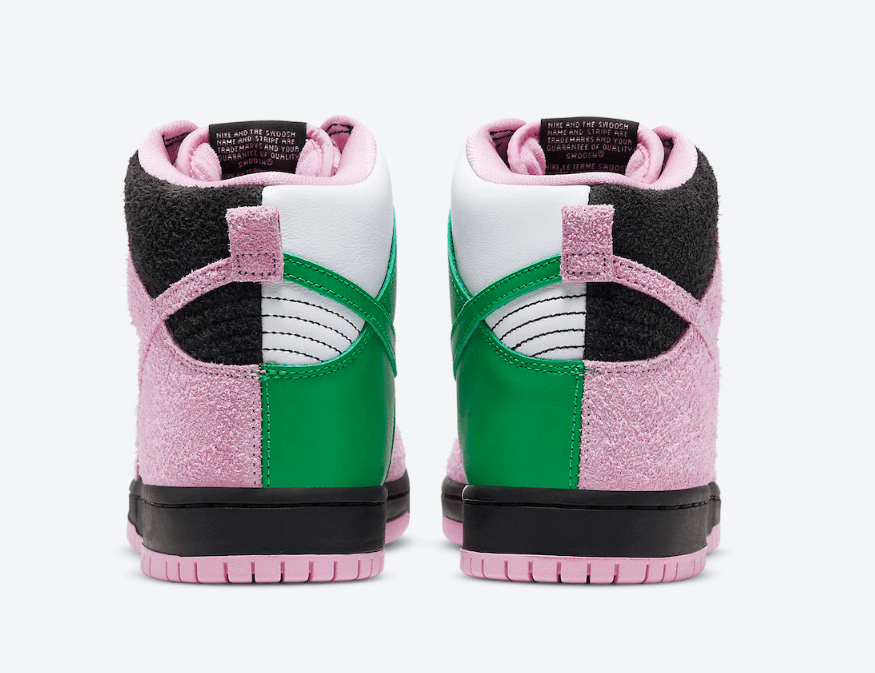 撞色拼接鸳鸯设计！这双Nike SB Dunk High还有隐藏细节！ 货号：CU7349-001