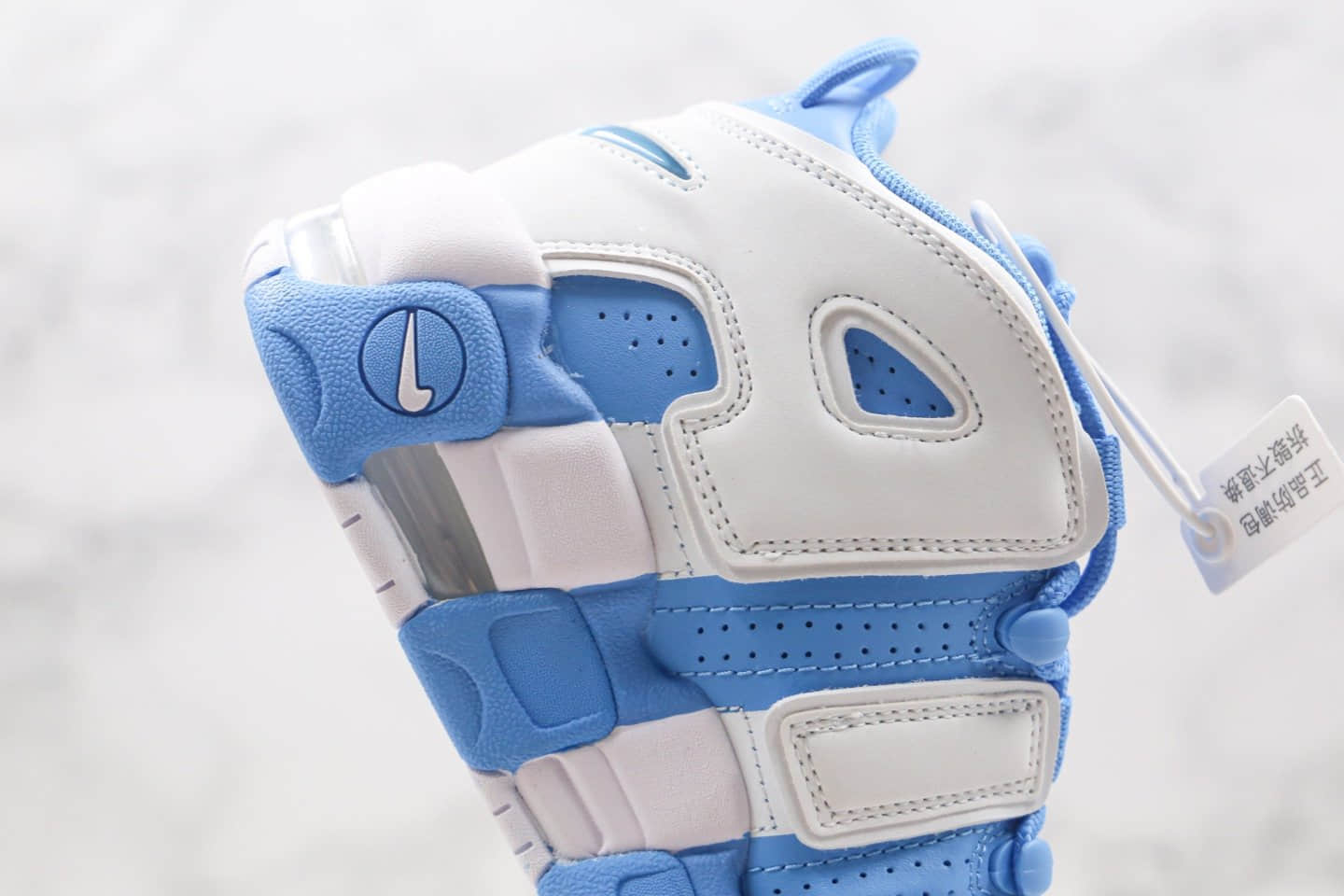 耐克Nike WMNS Air More Uptempo University Blue纯原版本皮蓬大R大学白蓝色篮球鞋内置气垫原盒原标 货号:921948-401