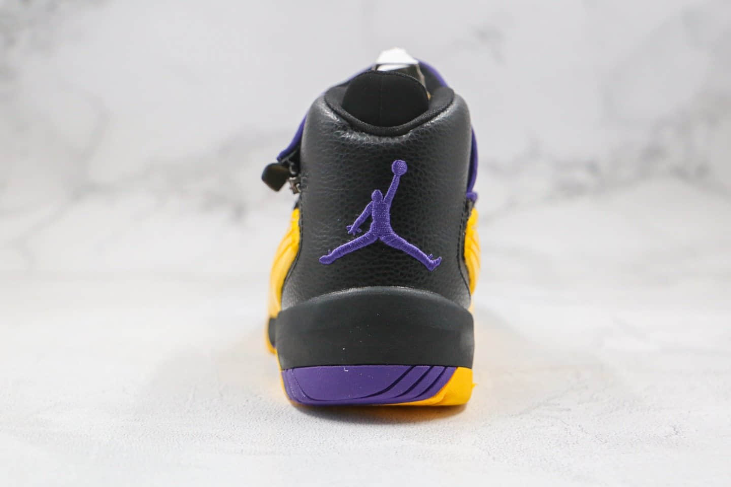 乔丹Air Jordan JUMPMAN Swift纯原版本艾迪·琼斯拉链款Swift黑黄色篮球鞋原档案数据开发 货号:AT2555-007
