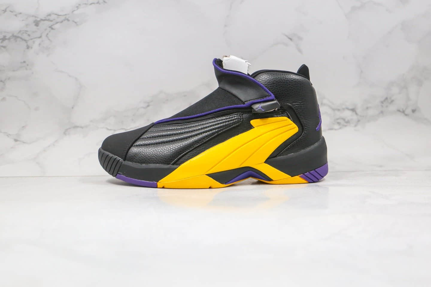 乔丹Air Jordan JUMPMAN Swift纯原版本艾迪·琼斯拉链款Swift黑黄色篮球鞋原档案数据开发 货号:AT2555-007