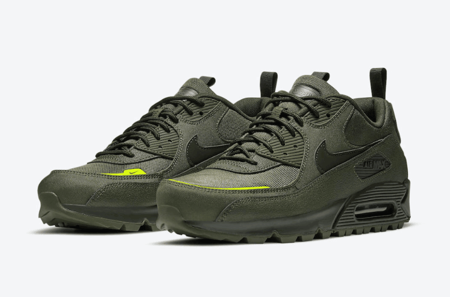 浓郁军事风格！这双军绿配色的Air Max 90有点酷！ (ID:54727) - 图片1