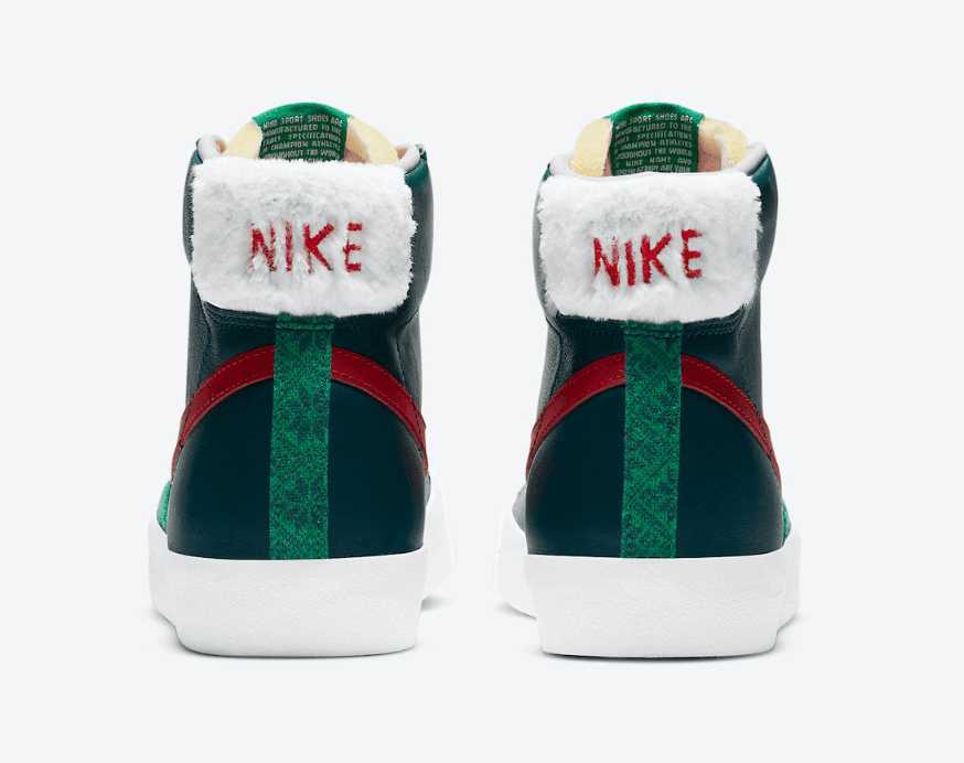 Nike Blazer Mid '77 Mid圣诞节配色曝光!即将登场! 货号:DC1619-300