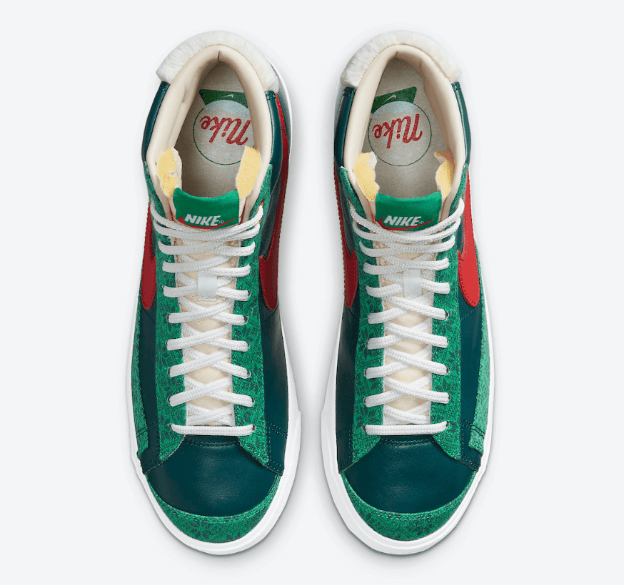 Nike Blazer Mid '77 Mid圣诞节配色曝光!即将登场! 货号:DC1619-300