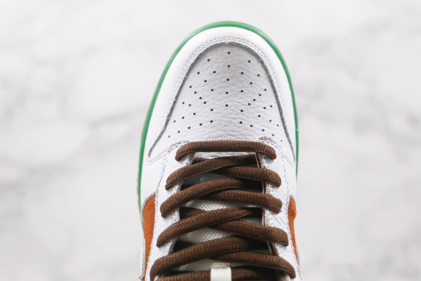 耐克Nike Dunk Low Pro SB CALI纯原版本低帮SB DUNK加州元年限定白棕红绿色板鞋内置后跟Zoom气垫 货号:304292-211