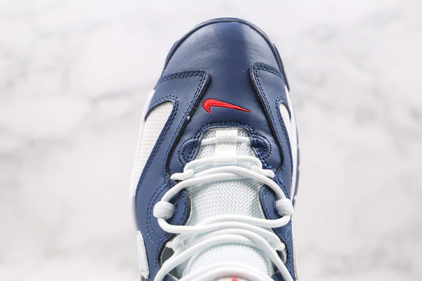 耐克Nike Air Barrage纯原版本皮蓬平替橄榄球训练鞋渐变蓝白色原楦开模 货号:CN0060-400