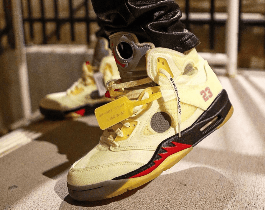 OW x AJ5 “Sail”最新上脚图释出！10月24日登场！ 货号：DH8565-100