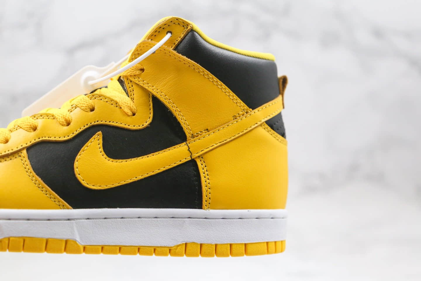 耐克Nike Dunk High SP“Varsity Maize”纯原版本SB板鞋高帮黑黄色原档私模大底 货号:CZ8149-002