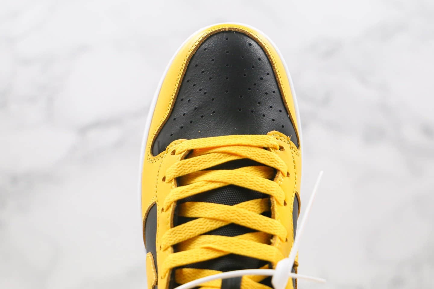 耐克Nike Dunk High SP“Varsity Maize”纯原版本SB板鞋高帮黑黄色原档私模大底 货号:CZ8149-002
