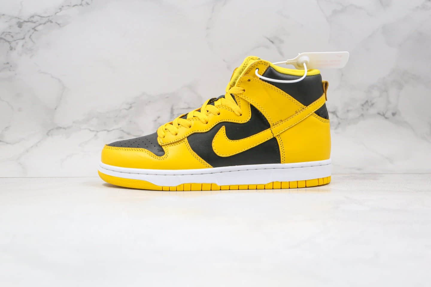 耐克Nike Dunk High SP“Varsity Maize”纯原版本SB板鞋高帮黑黄色原档私模大底 货号:CZ8149-002
