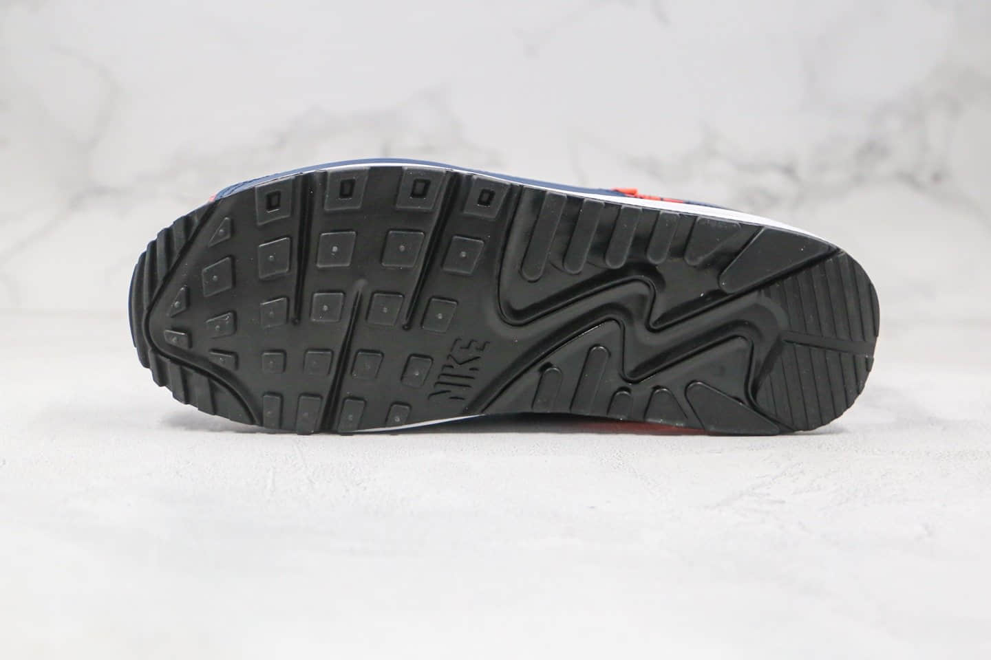 耐克Nike Air Max 90 SE2 GS纯原版本复古气垫慢跑鞋Max90蓝橙色原鞋开模一比一打造 货号:CV7665-004