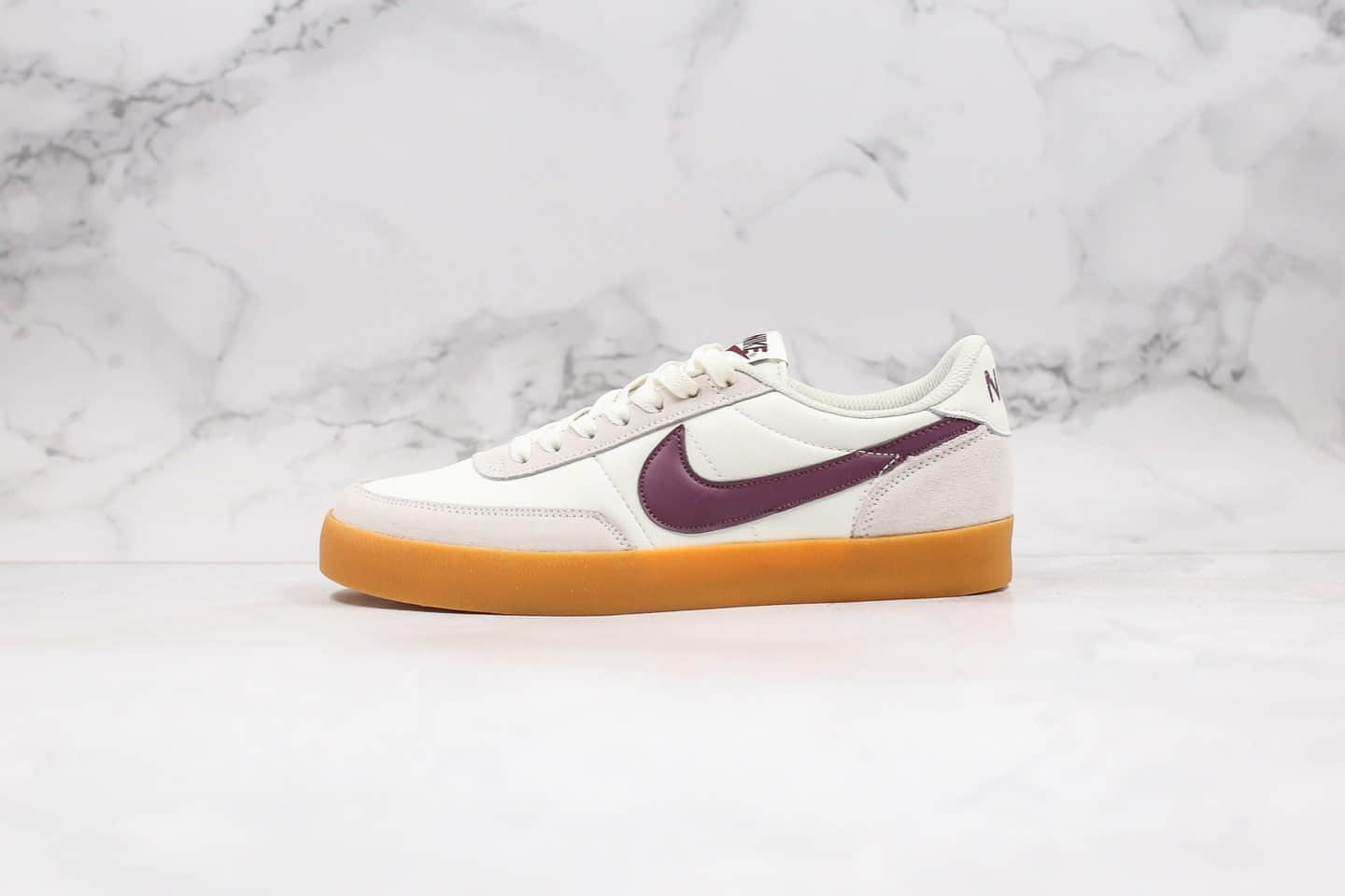 耐克Nike Killshot II Leather x J.Crew联名款纯原版本复古生胶米白酒红色板鞋原楦头纸板打造 (ID:55839) - 图片1