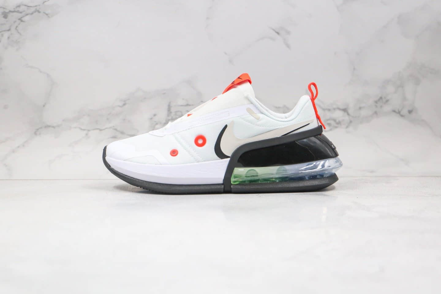 耐克Nike Air MAXUPQS纯原版本半掌气垫太空跑鞋尼龙布白黑红色原鞋开模一比一打造 (ID:55998) - 图片1
