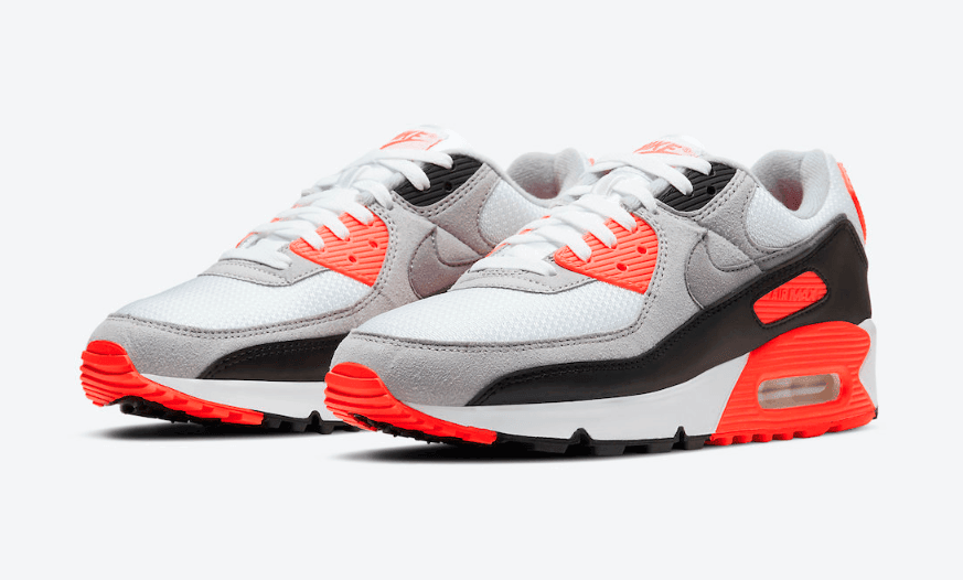 元年红外线配色Air Max 90“Infrared”复刻版官图释出！11月9日发售！ (ID:56027) - 图片1