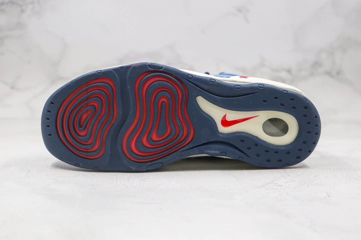 耐克Nike Air Pippen纯原版本皮蓬二代复古篮球鞋白蓝色内置真实气垫 货号:325001-403