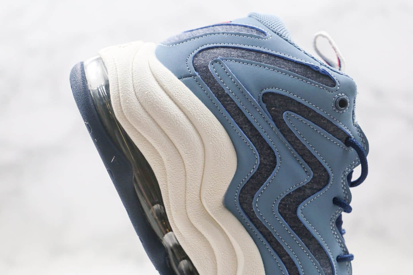 耐克Nike Air Pippen纯原版本皮蓬二代复古篮球鞋白蓝色内置真实气垫 货号:325001-403