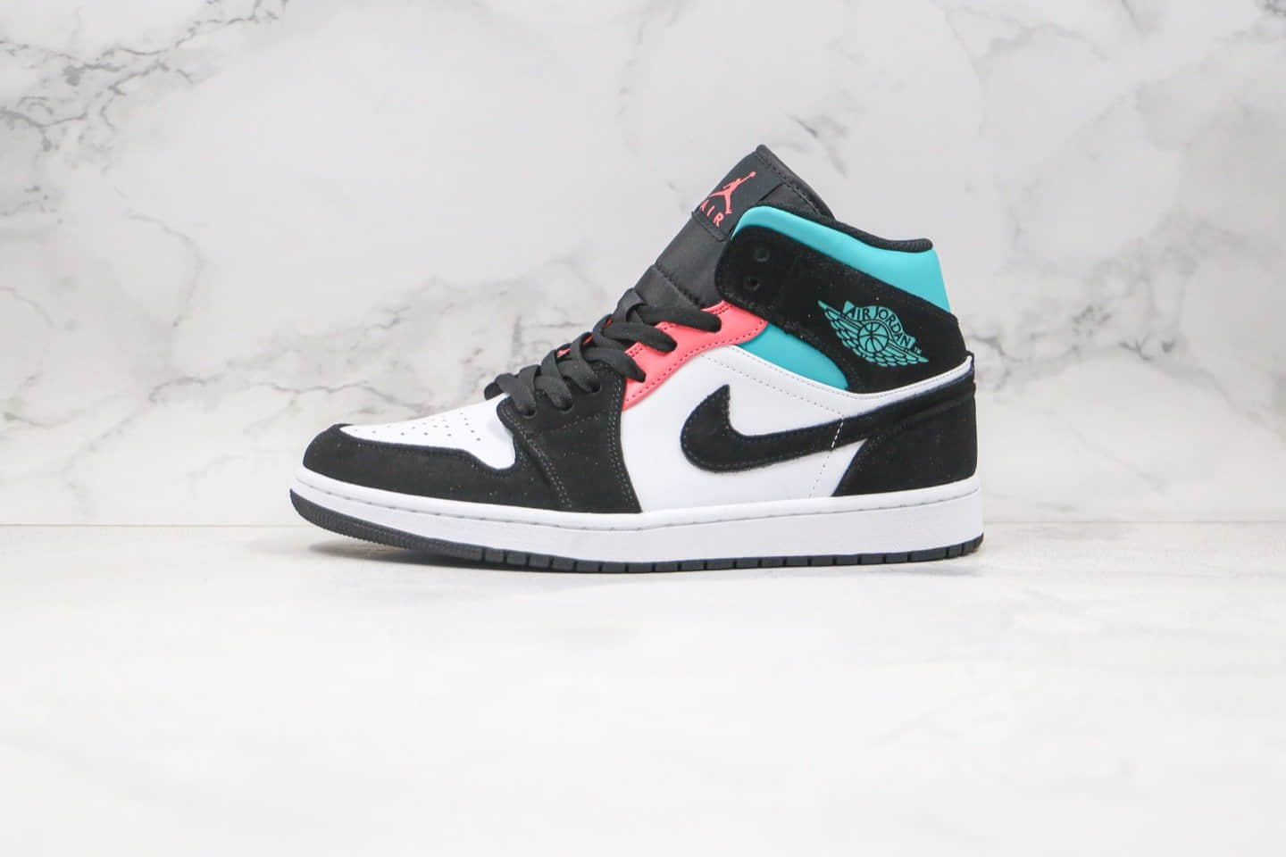 乔丹Air Jordan 1 Mid SE South Beach纯原版本中帮AJ1新南海岸配色正确鞋面材质 (ID:56513) - 图片1