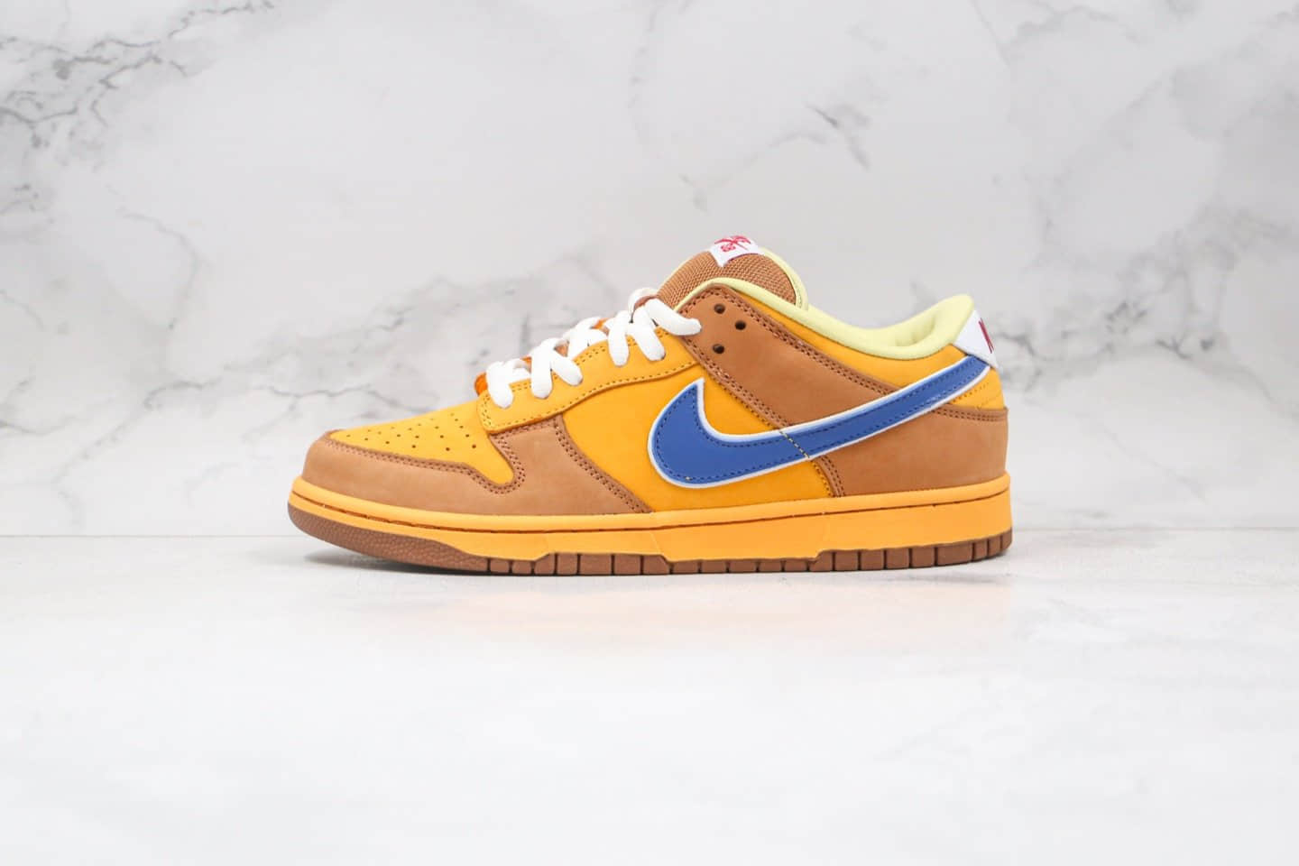 耐克Nike Dunk Low Newcastle Brown Ale纯原版本低帮SB DUNK板鞋纽卡斯尔啤酒黄蓝色内置Zoom气垫 货号:313170-741