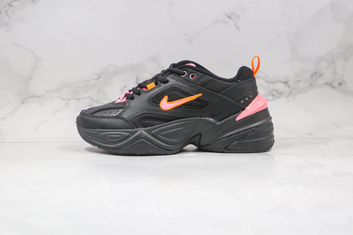 耐克Nike M2K Tekno纯原版本复古老爹鞋M2K黑粉色原档案数据开发 (ID:57173) - 图片1
