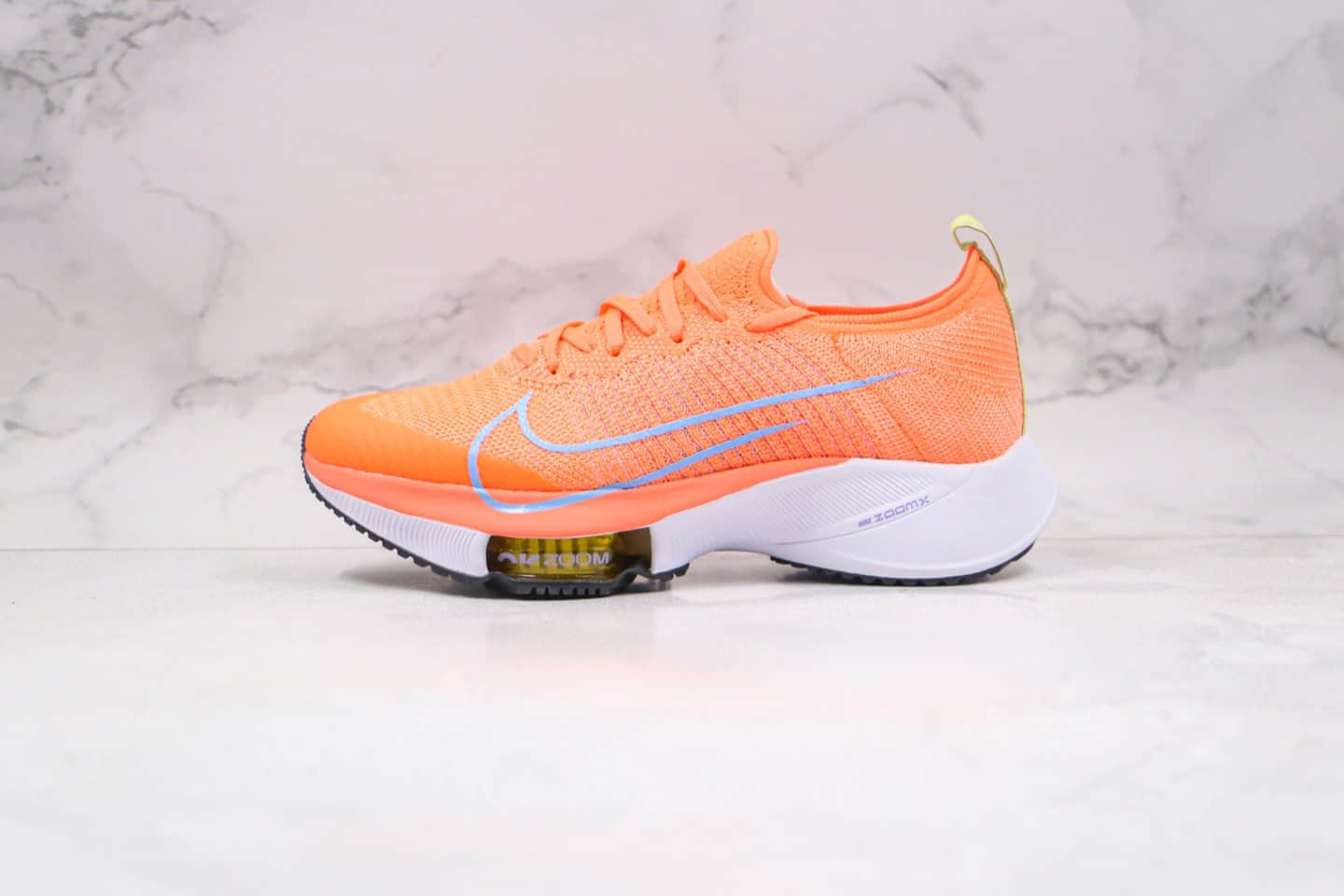 耐克Nike Air Zoom Alphafly NEXT％纯原版本破2马拉松气垫跑鞋橙色原楦打造 (ID:57945) - 图片1