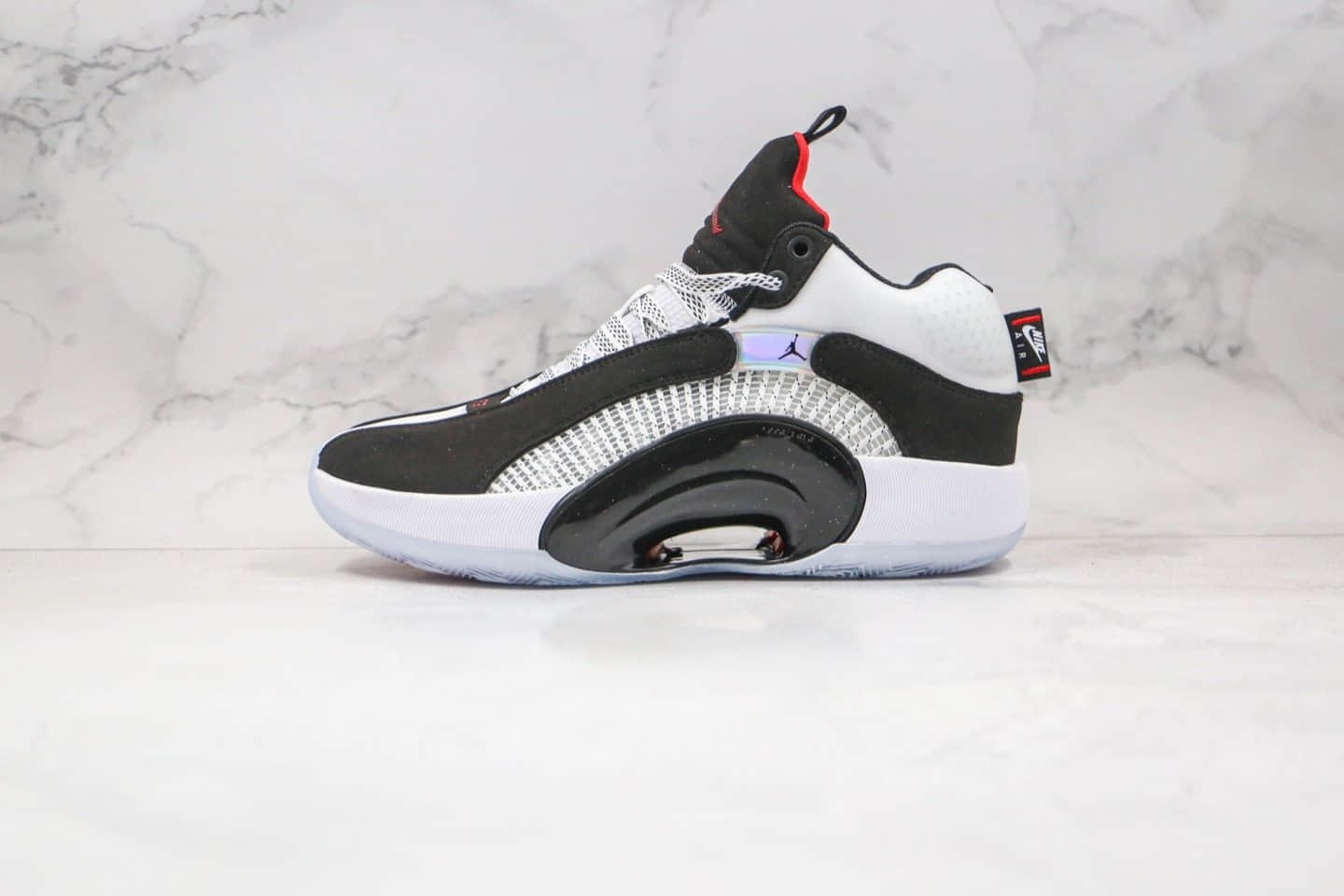 乔丹Air Jordan 35 DNA纯原版本黑白红色AJ35篮球鞋原楦头纸板打造 (ID:57977) - 图片1