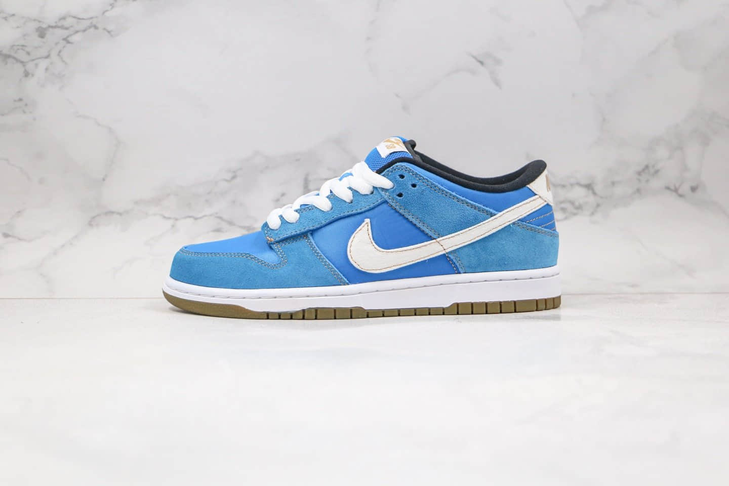耐克Nike SB Dunk Low Pro纯原版本低帮SB DUNK街头霸王春丽氩蓝白色陈冠希同款板鞋内置Zoom气垫加厚鞋舌 (ID:57993) - 图片1