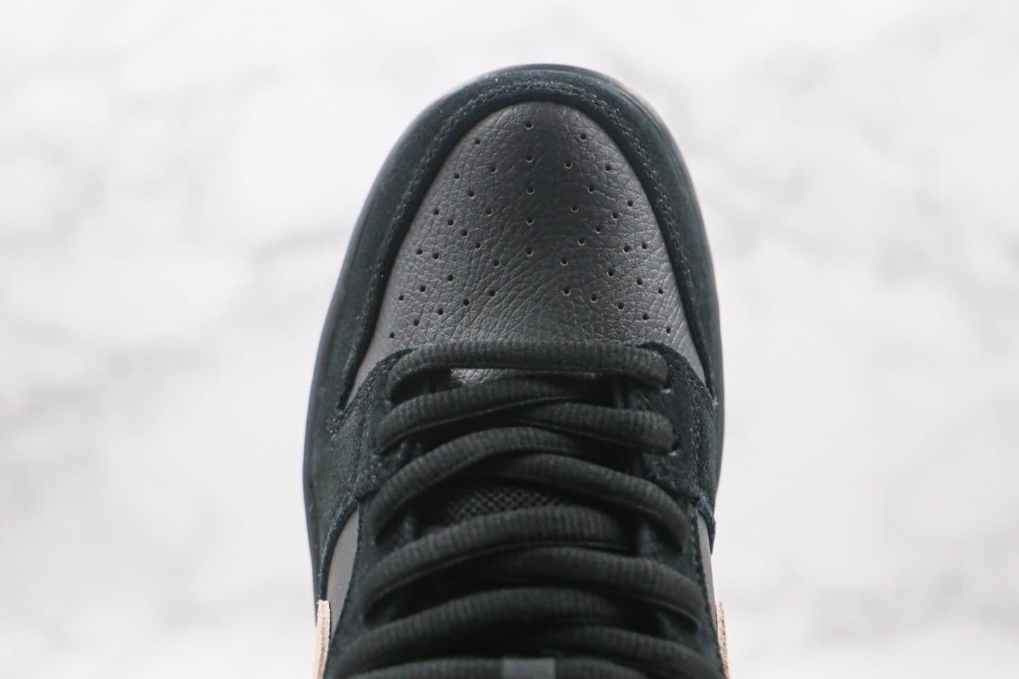 耐克Nike SB Dunk Low纯原版本低帮SB DUNK黑粉色麂皮拼接板鞋内置后跟Zoom气垫 货号:BQ6817-003
