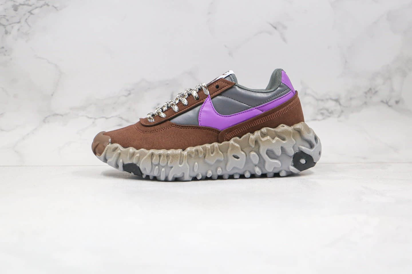 耐克Nike ISPA OverReact纯原版本瑞亚机能ISPA老爹鞋粽紫色原档案数据开发原盒原标 (ID:58589) - 图片1