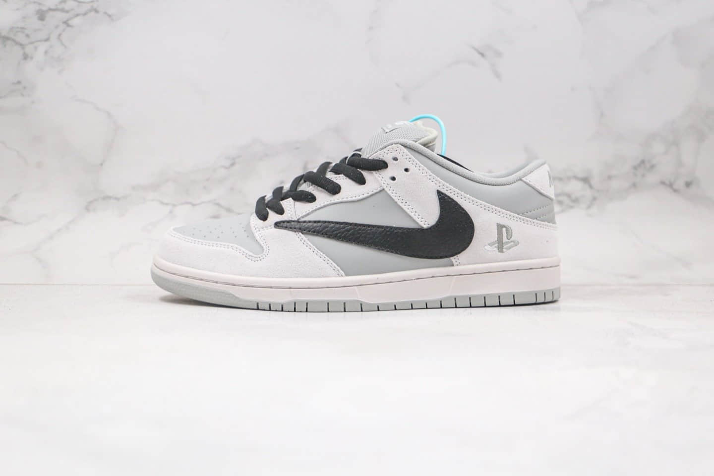 耐克Nike Dunk SB Low纯原版本低帮SB DUNK客制款倒钩灰黑色板鞋内置Zoom气垫加厚鞋舌填充 (ID:58598) - 图片1