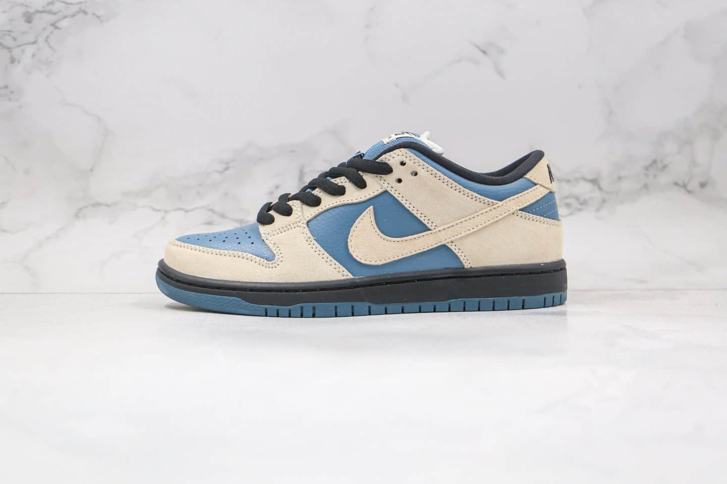 耐克Nike SB Dunk Low Pro纯原版本低帮SB DUNK米白蓝色板鞋内置zoom气垫原鞋开模一比一打造 (ID:58631) - 图片1