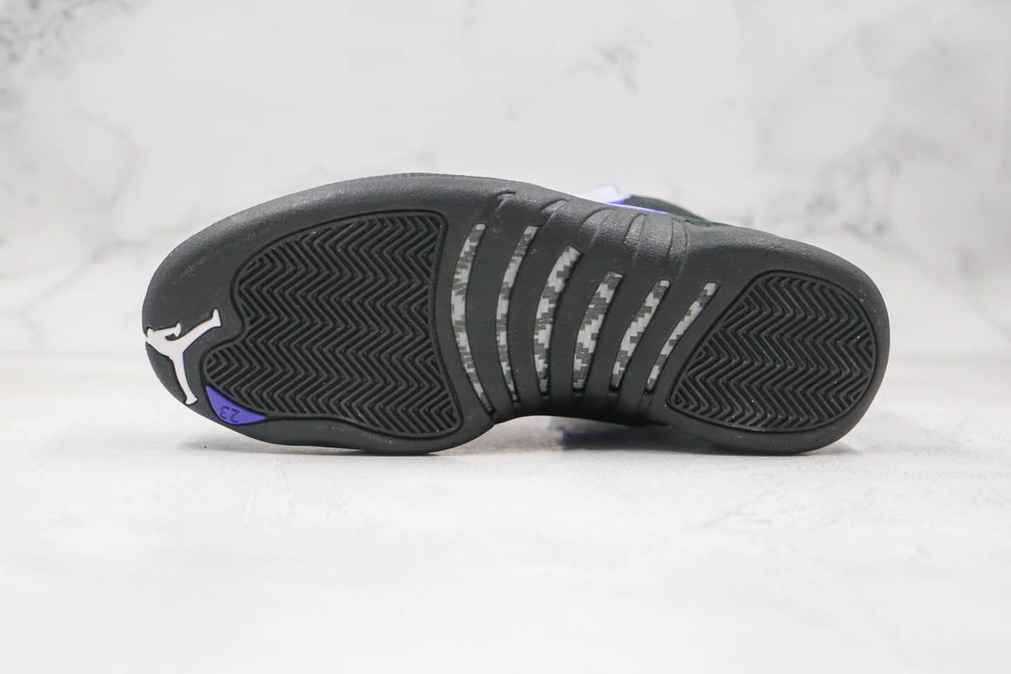 乔丹AIR JORDAN 12 RETRO纯原版本灭霸黑紫AJ12篮球鞋原档案数据开发原鞋开模一比一打造 货号:CT8013-005