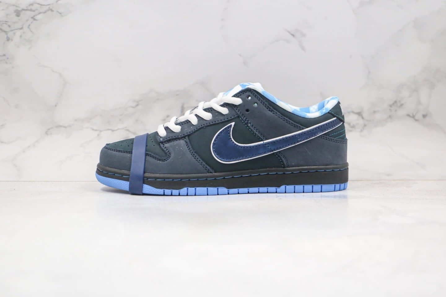 耐克Nike Dunk Low Pro SB Blue Lobster x Concepts联名款纯原版本低帮SB DUNK蓝龙虾板鞋内置气垫 (ID:59033) - 图片1