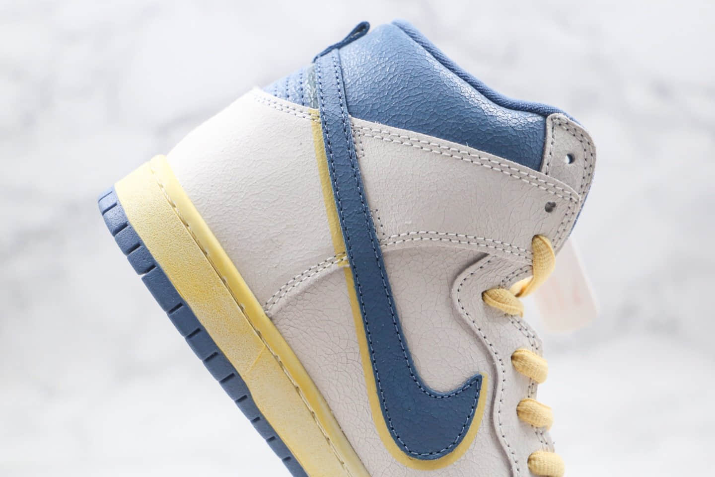 耐克Nike Dunk SB High Lost at Sea x Atlas迷失海洋联名款纯原版本高帮SB DUNK爆裂纹灰蓝色板鞋原盒原标 货号:CZ3334-100