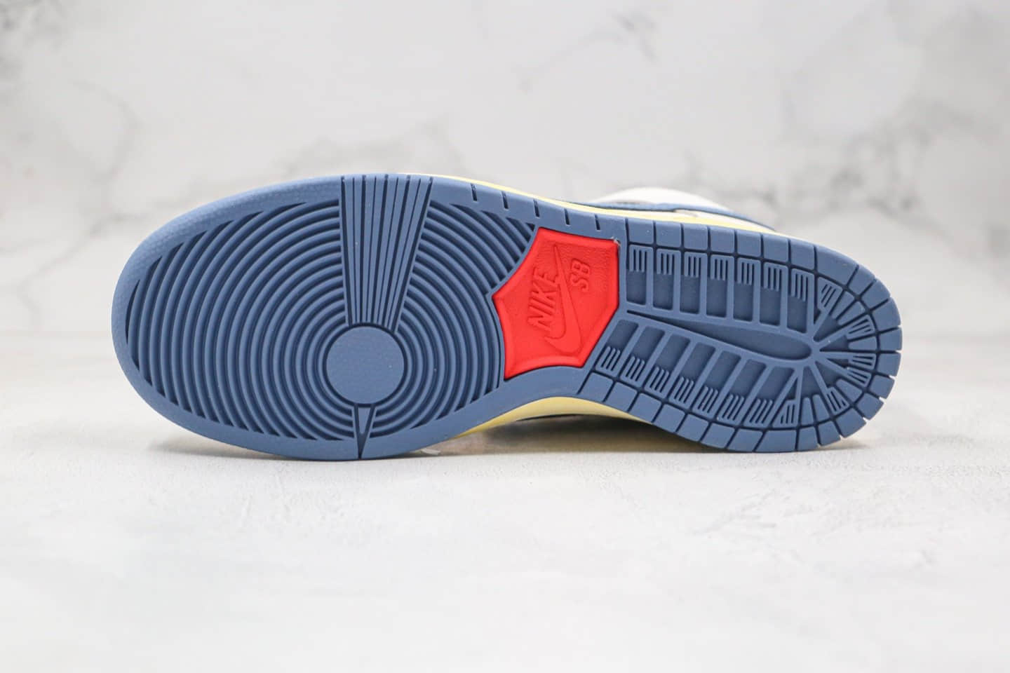 耐克Nike Dunk SB High Lost at Sea x Atlas迷失海洋联名款纯原版本高帮SB DUNK爆裂纹灰蓝色板鞋原盒原标 货号:CZ3334-100
