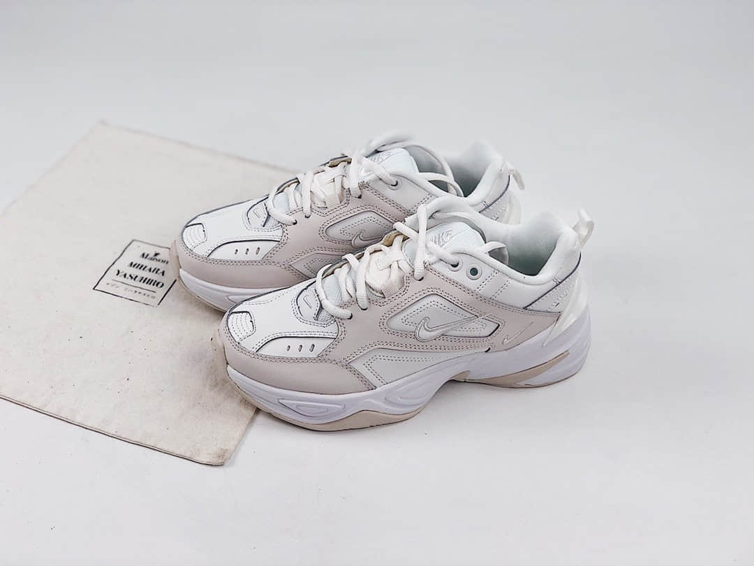 耐克Nike M2K Tekno纯原版本复古老爹鞋M2K白灰色原盒原标原档案数据开发 (ID:59398) - 图片1
