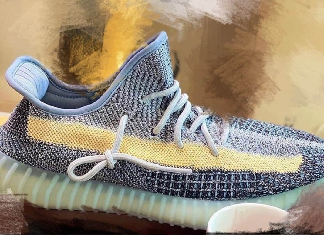 Adidas Yeezy 350 V2“Ash Blue”实物图释出！明年2月登场！ (ID:59486) - 图片1