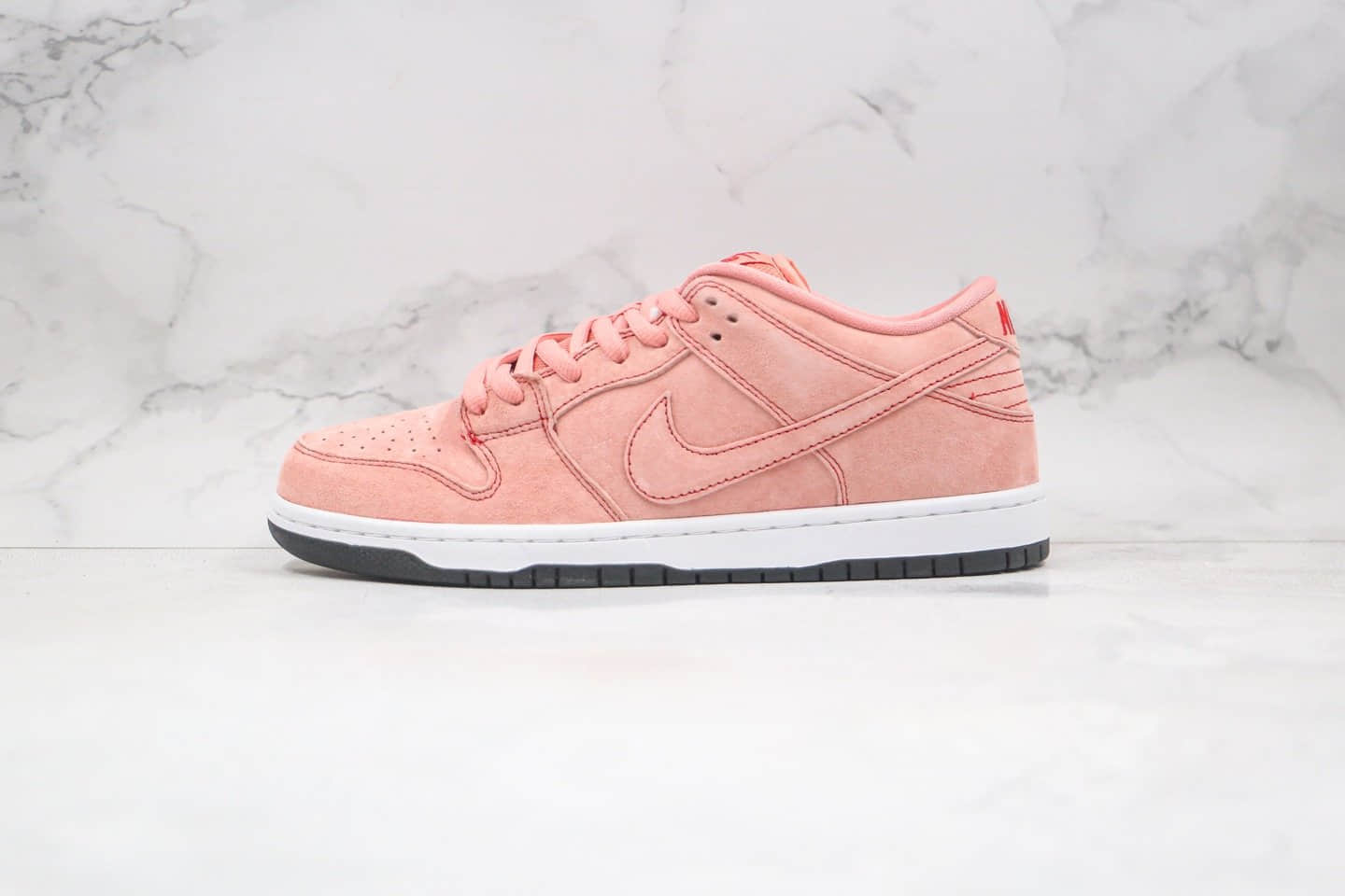 耐克Nike SB Dunk Low Pro Salmon Pink纯原版本低帮SB DUNK粉色板鞋原楦头纸板打造原盒原标 (ID:59661) - 图片1