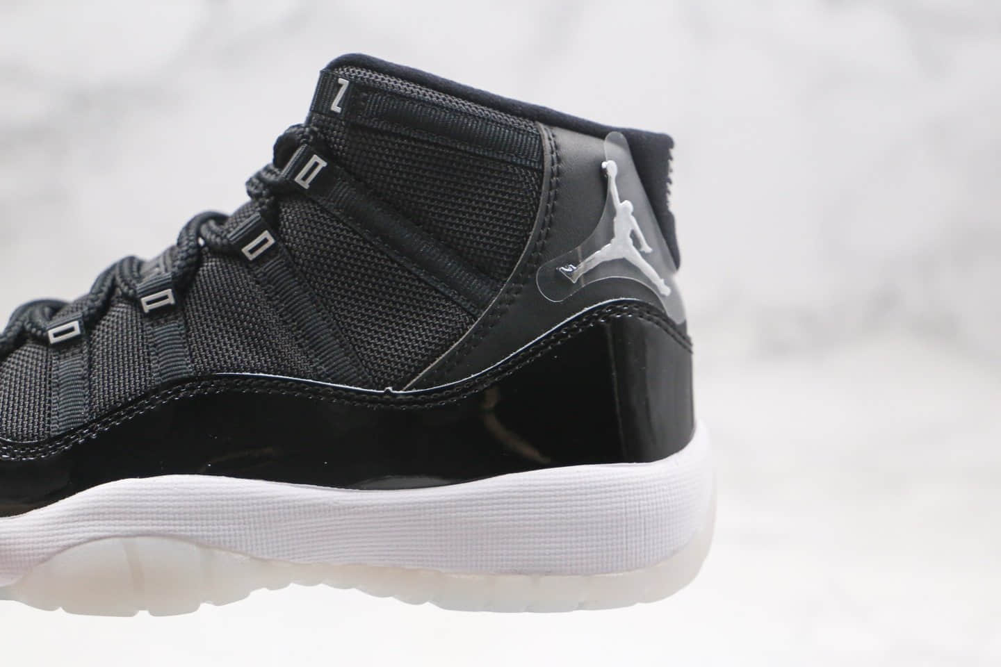 乔丹Air Jordan 11 Silver Eyelets纯原版本高帮AJ11大魔王2.0黑白色篮球鞋内置碳板气垫支持实战 货号:378038-011
