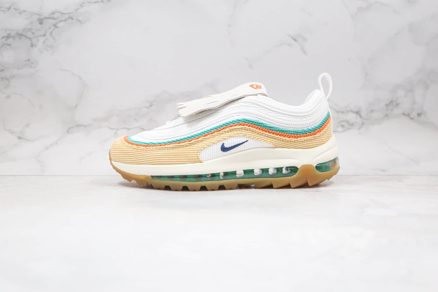 耐克NIKE Air Max 97 G NRG纯原版本灯芯绒款Max97高尔夫款气垫鞋原鞋开模一比一打造 (ID:59793) - 图片1
