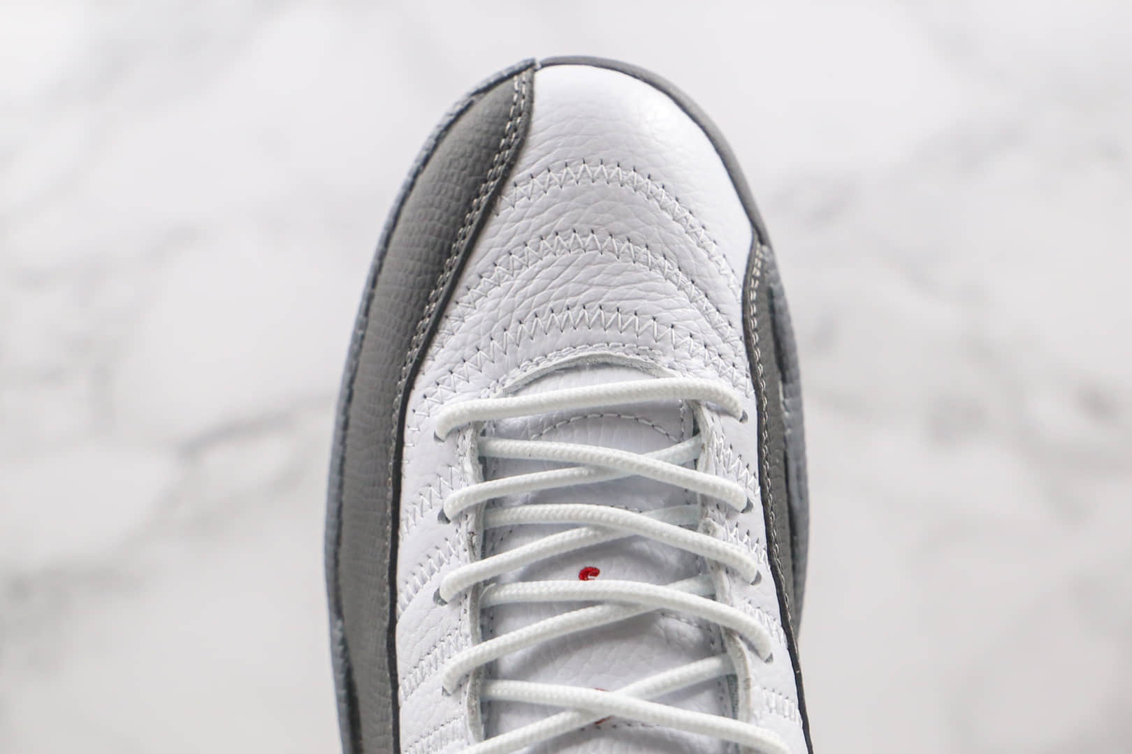 乔丹Air Jordan 12 Dark Grey纯原版本高帮AJ12白灰色篮球鞋内置碳板气垫支持实战 货号:130690-160