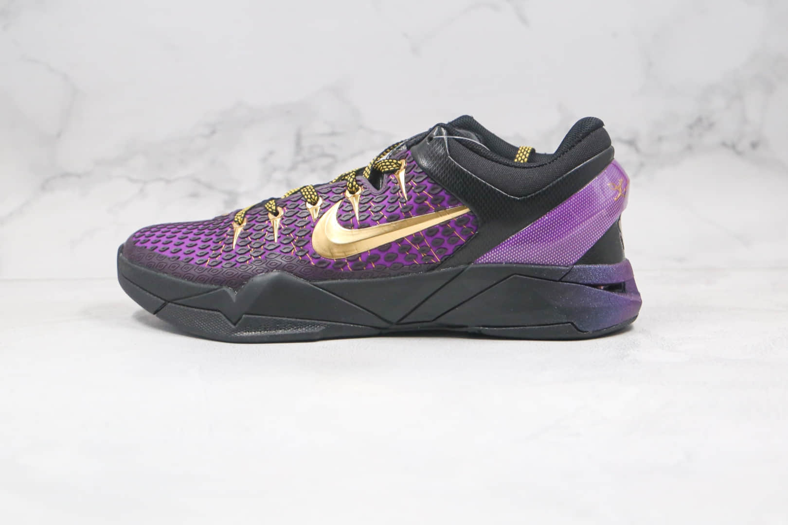 耐克Nike Kobe 8 System纯原版本科比8代紫金色篮球鞋内置气垫碳板支持实战 (ID:60268) - 图片1