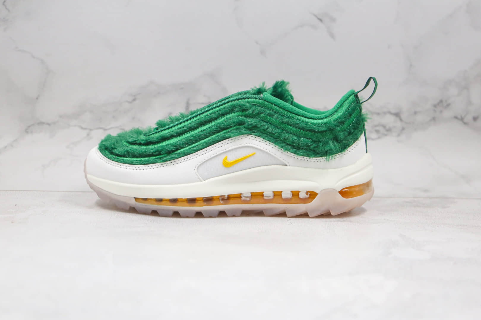 耐克Nike Golf Air Max 97纯原版本高尔夫联名款Max97气垫鞋绿草圣诞节配色原档案数据开发 (ID:60379) - 图片1
